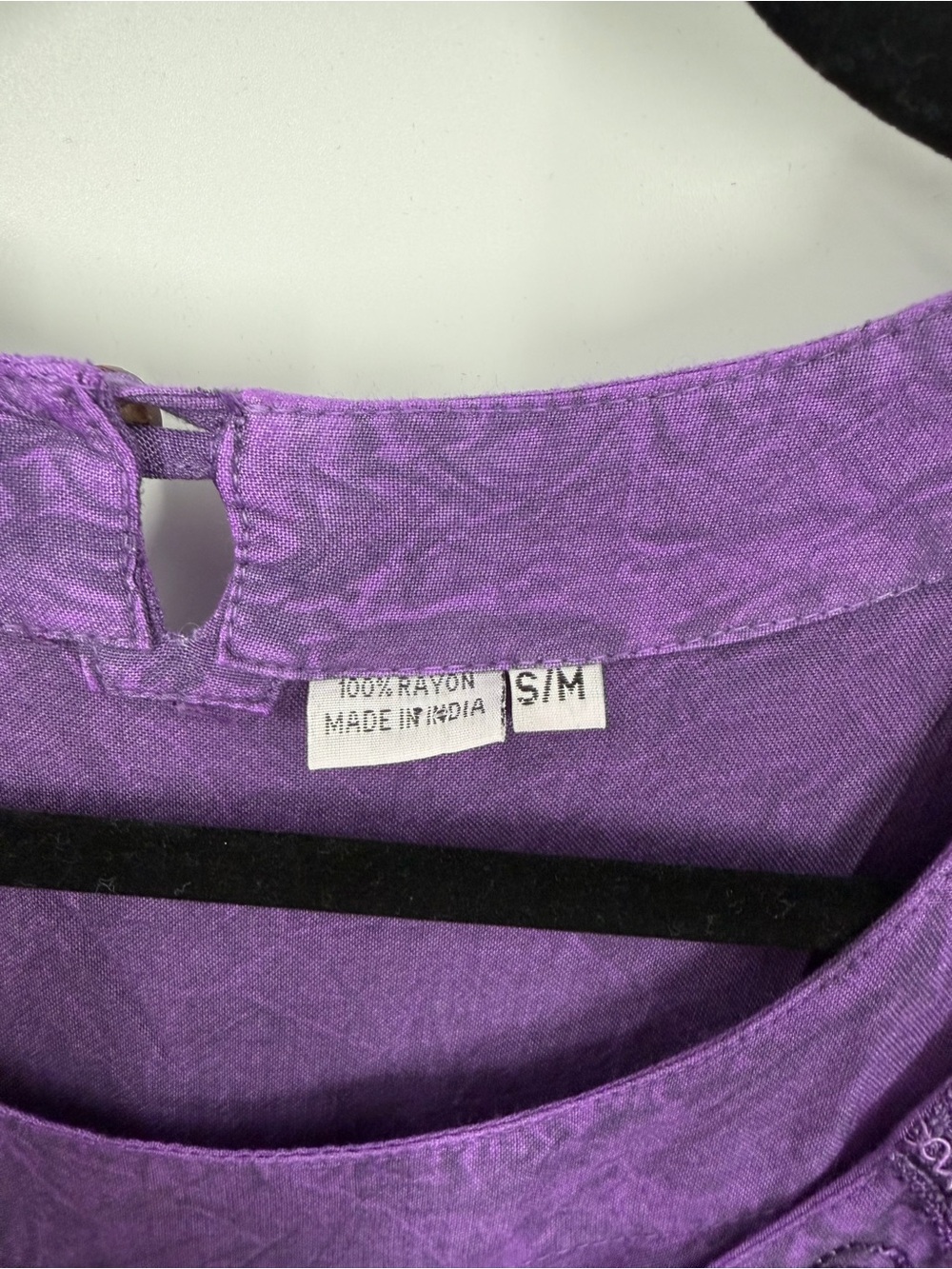 Vintage Whimsy Goth Purple Maxi Long sleeve dress - Picture 5 of 12